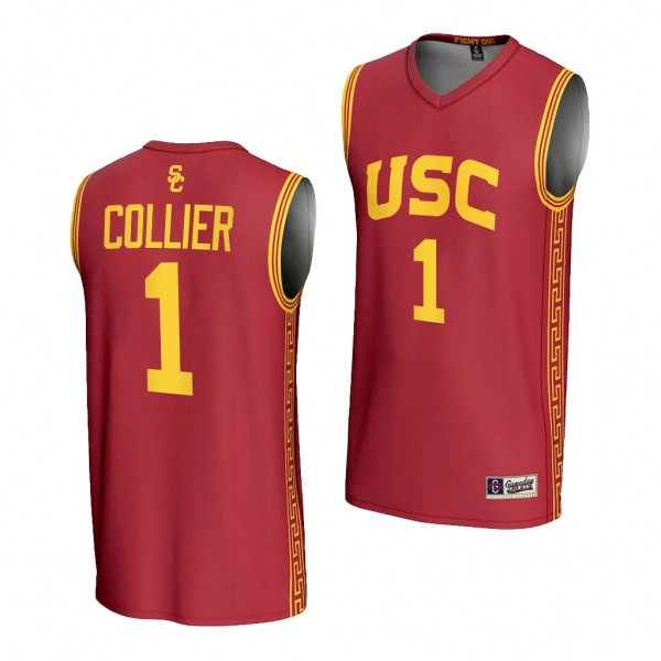 Isaiah Collier USC Trojans #1 Cardinal NIL Lightwe...