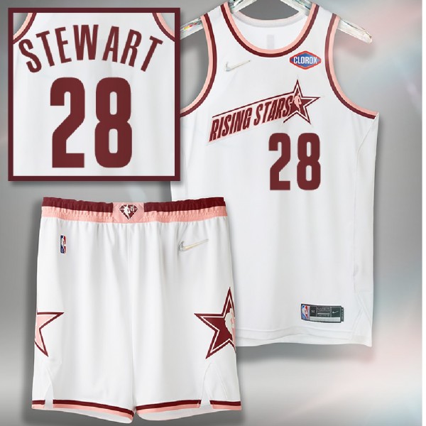 Isaiah Stewart 2022 NBA Rising Stars Pistons #28 W...