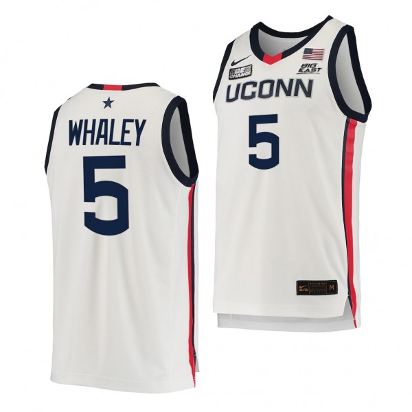 Isaiah Whaley #5 UConn Huskies 2021-22 College Bas...