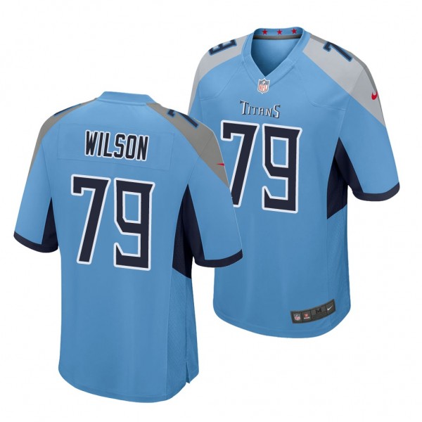 Tennessee Titans Isaiah Wilson Light Blue 2020 NFL...