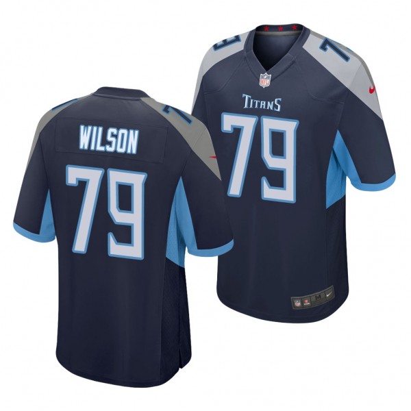 NFL Isaiah Wilson Navy 2020 NFL Draft Game Jersey