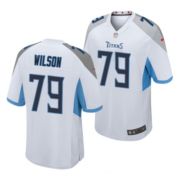 Tennessee Titans Isaiah Wilson White 2020 NFL Draf...