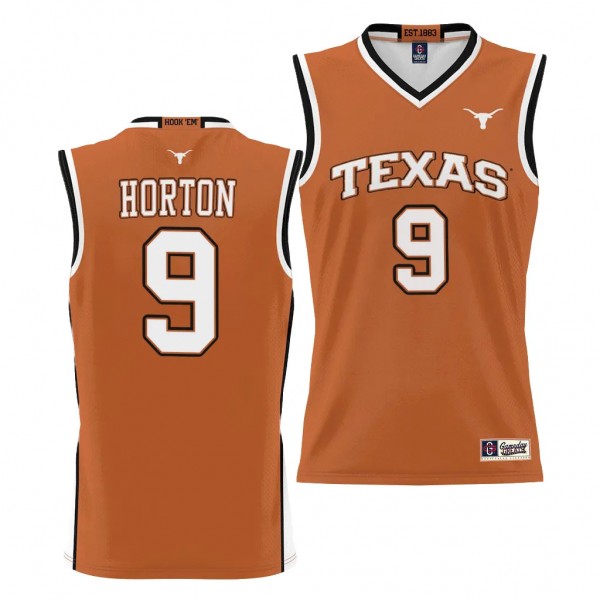 Ithiel Horton Texas Longhorns #9 Orange NIL Basket...