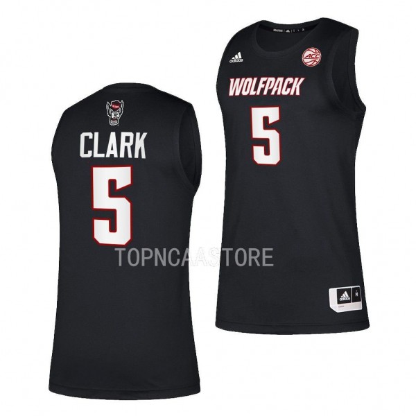 Jack Clark #5 NC State Wolfpack College Basketball Swingman Jersey 2022-23 Black