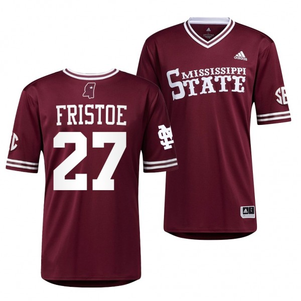 Mississippi State Bulldogs Maroon College Baseball...