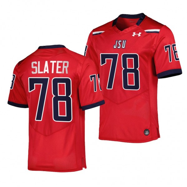 Jackie Slater Jackson State Tigers #78 Red Jersey ...