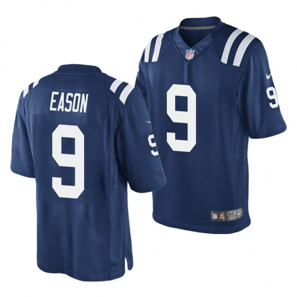 Indianapolis Colts Jacob Eason Blue 2020 NFL Draft...
