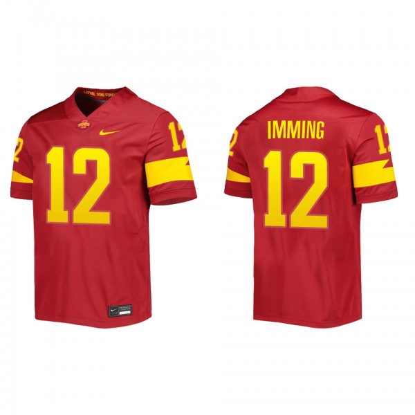 Jacob Imming Iowa State Cyclones Untouchable College Football Jersey Cardinal