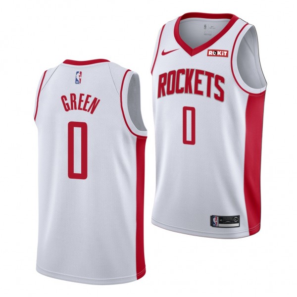 Jalen Green Houston Rockets White Jersey 2021 NBA ...