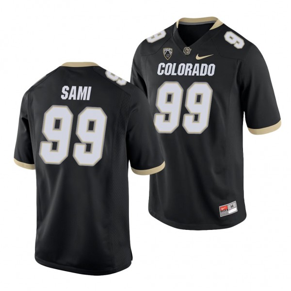 Colorado Buffaloes Jalen Sami Black College Football Game Jersey