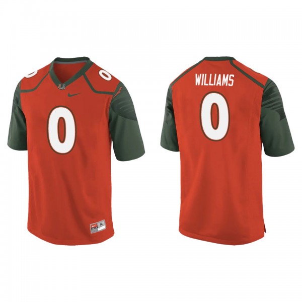 James Williams Miami Hurricanes Nike Game College ...
