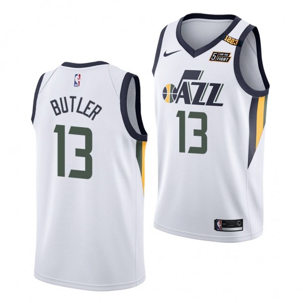 Jared Butler Utah Jazz 2021 NBA Draft White Jersey...