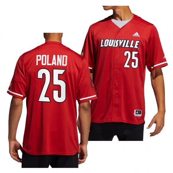 Jared Poland Louisville Cardinals Button-Up Men Je...
