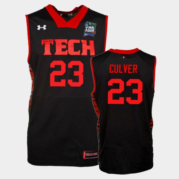 Texas Tech Red Raiders Jarrett Culver Black 2019 F...