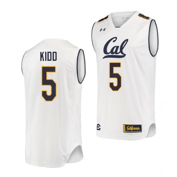 NCAA Jason Kidd White College Basketball Jersey