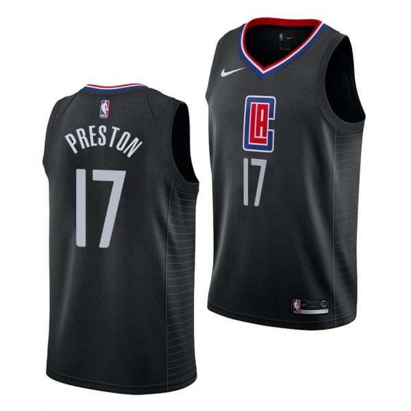 Jason Preston LA Clippers 2021 NBA Draft Black Jer...