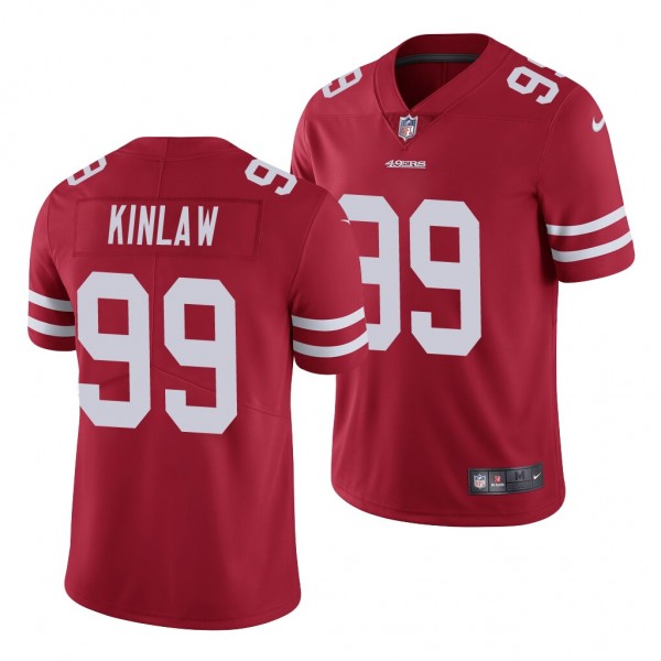 San Francisco 49ers Javon Kinlaw Scarlet 2020 NFL Draft Vapor Limited Jersey