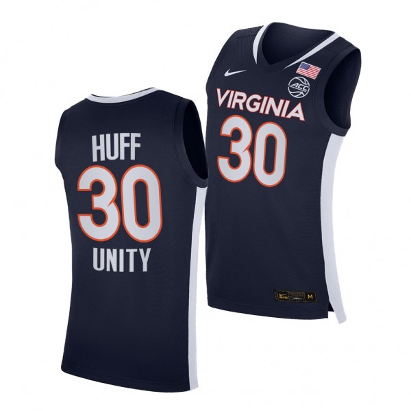 Virginia Cavaliers Jay Huff Navy 2021 Unity Road S...