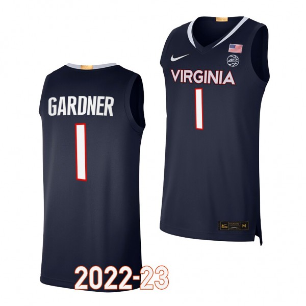 Jayden Gardner Virginia Cavaliers #1 Navy College ...