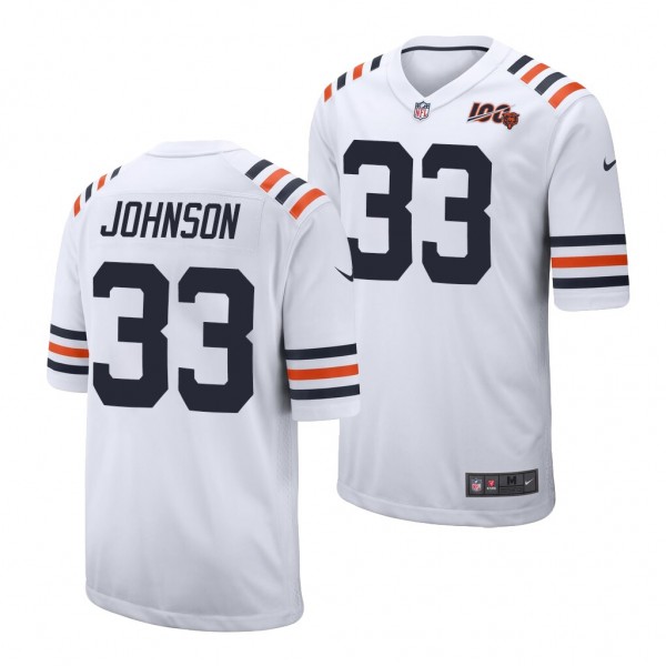 Chicago Bears Jaylon Johnson White 2020 NFL Draft Classic Jersey