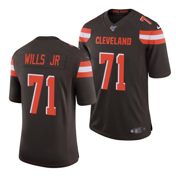 Cleveland Browns Jedrick Wills Jr. Brown 2020 2020...