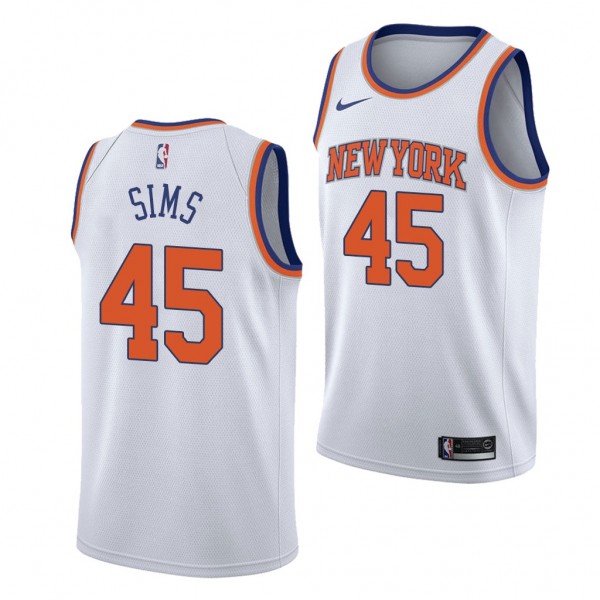 Jericho Sims New York Knicks 2021 NBA Draft White ...