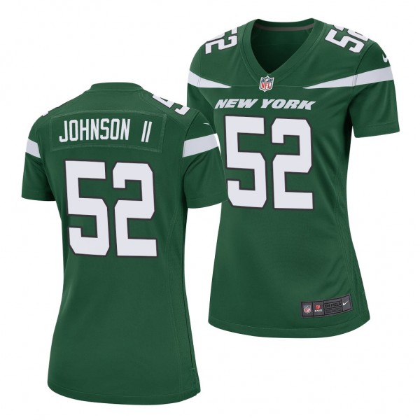 Jermaine Johnson II 2022 NFL Draft New York Jets Green Jersey - Women