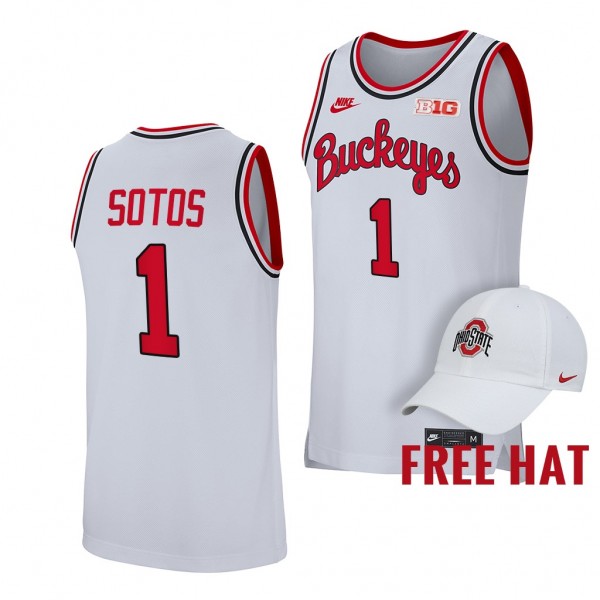 Jimmy Sotos Ohio State Buckeyes 2021-22 College Ba...