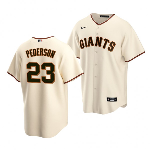 San Francisco Giants Joc Pederson Replica Cream #2...