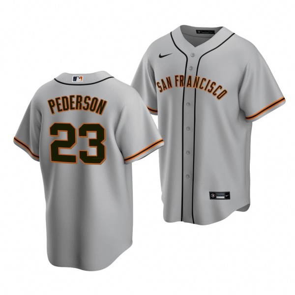 San Francisco Giants Joc Pederson Replica Gray #23...