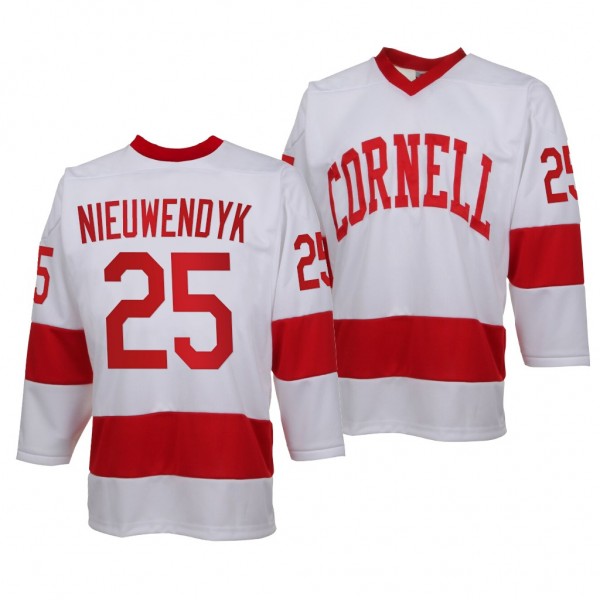 Joe Nieuwendyk Cornell Big Red White Replica NHL M...