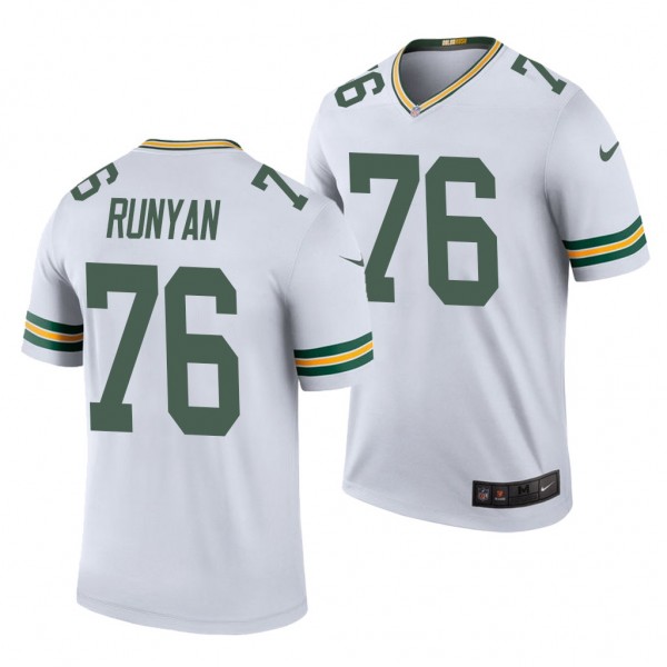 Green Bay Packers Jon Runyan White 2020 2020 NFL D...