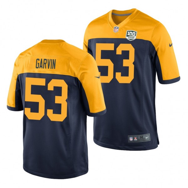 Jonathan Garvin Green Bay Packers 2020 NFL Draft Alternate Game Navy Jersey Men's