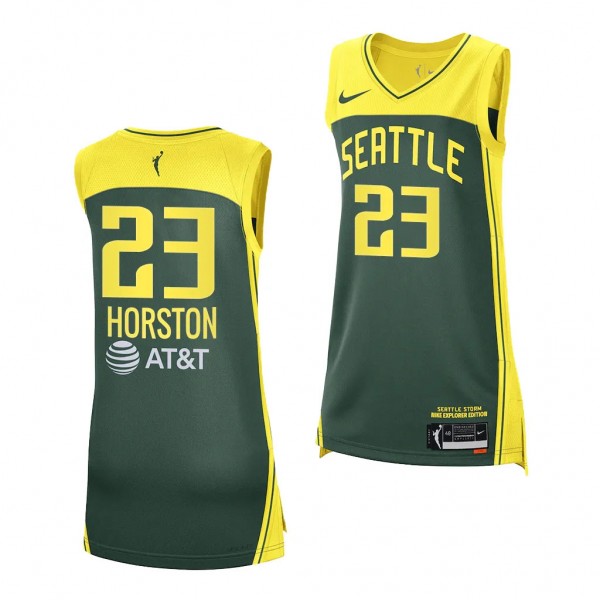 Jordan Horston Seattle Storm #23 Green 2023 WNBA D...