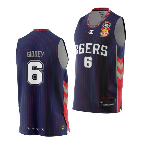 Josh Giddey OKC Thunder 2021 NBA Draft Navy Jersey...