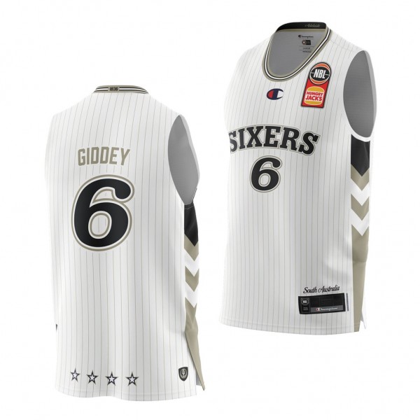 Josh Giddey OKC Thunder 2021 NBA Draft White Jerse...