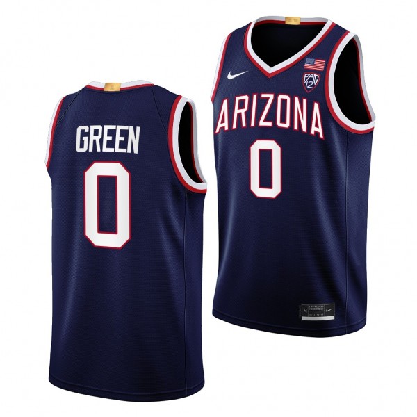 Arizona Wildcats Josh Green Navy #0 Jersey Limited...