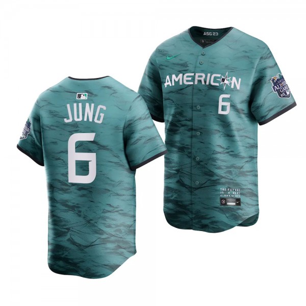 2023 MLB All-Star Game Josh Jung American League Limited Player Teal Jersey Men #6