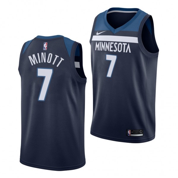 2022 NBA Draft Timberwolves Josh Minott Navy Icon ...