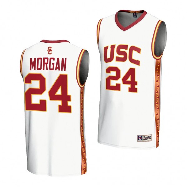 USC Trojans Joshua Morgan White #24 NIL Lightweigh...