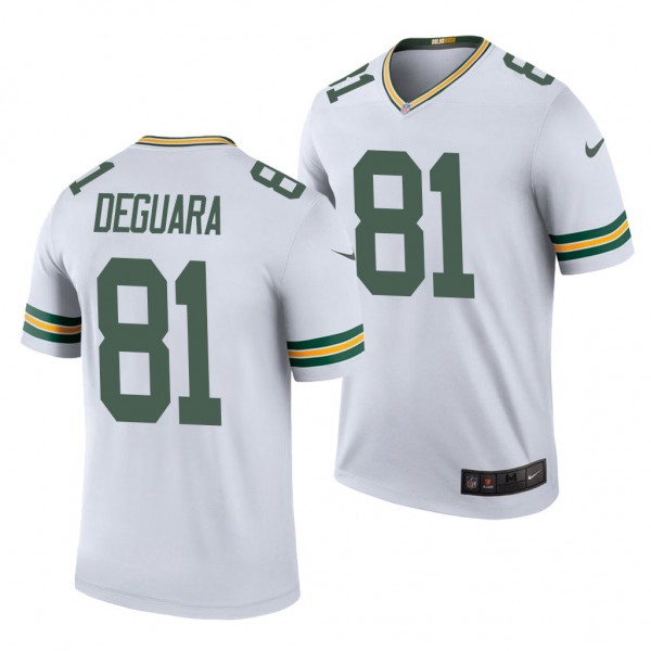 Green Bay Packers Josiah Deguara White 2020 2020 N...
