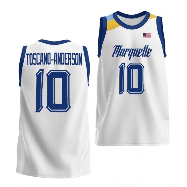 Juan Toscano-Anderson #10 Marquette Golden Eagles ...