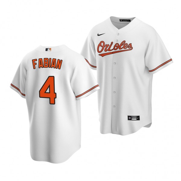 Jud Fabian Baltimore Orioles 2022 MLB Draft Jersey White Home Replica