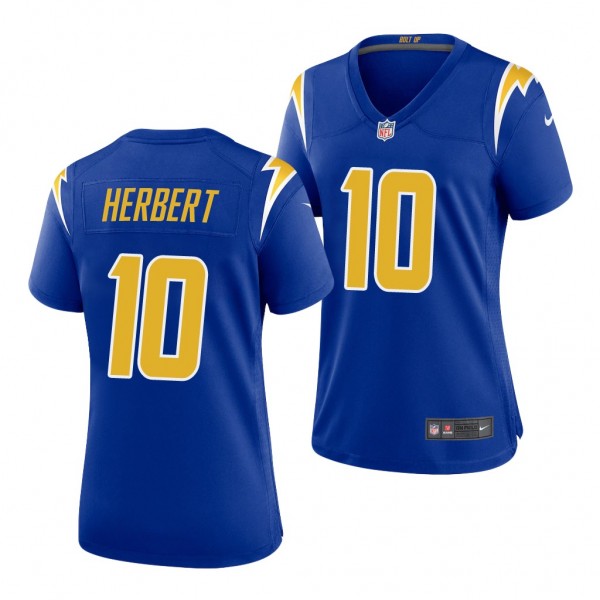 NFL Justin Herbert Royal 2020 NFL Draft Alternate Game Jersey