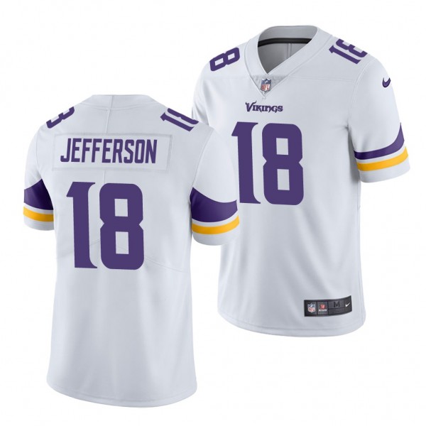 Minnesota Vikings Justin Jefferson White 2020 NFL ...