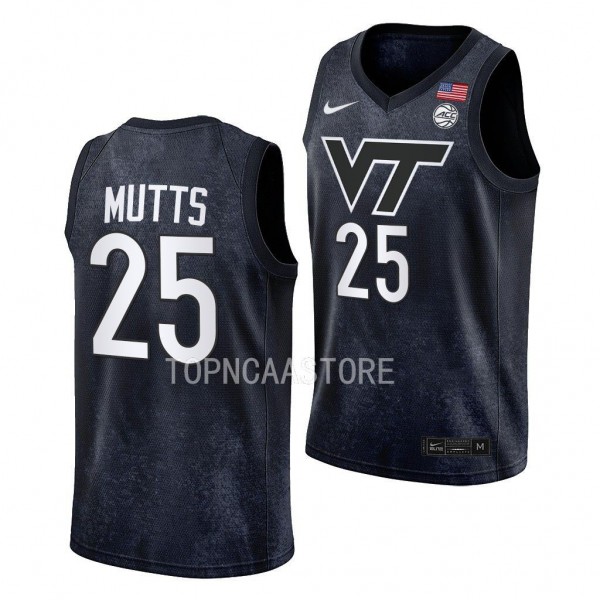 2022-23 Virginia Tech Hokies Justyn Mutts Black Sw...