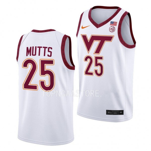 Justyn Mutts Virginia Tech Hokies 2022-23 Home Bas...