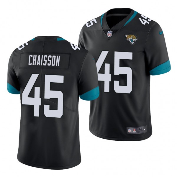 Jacksonville Jaguars K'Lavon Chaisson Black 2020 NFL Draft Men's Vapor Limited Jersey