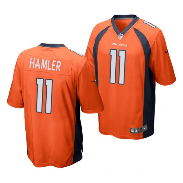 Denver Broncos K.J. Hamler Orange 2020 NFL Draft M...