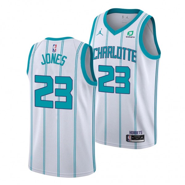 Kai Jones Charlotte Hornets 2021 NBA Draft White J...